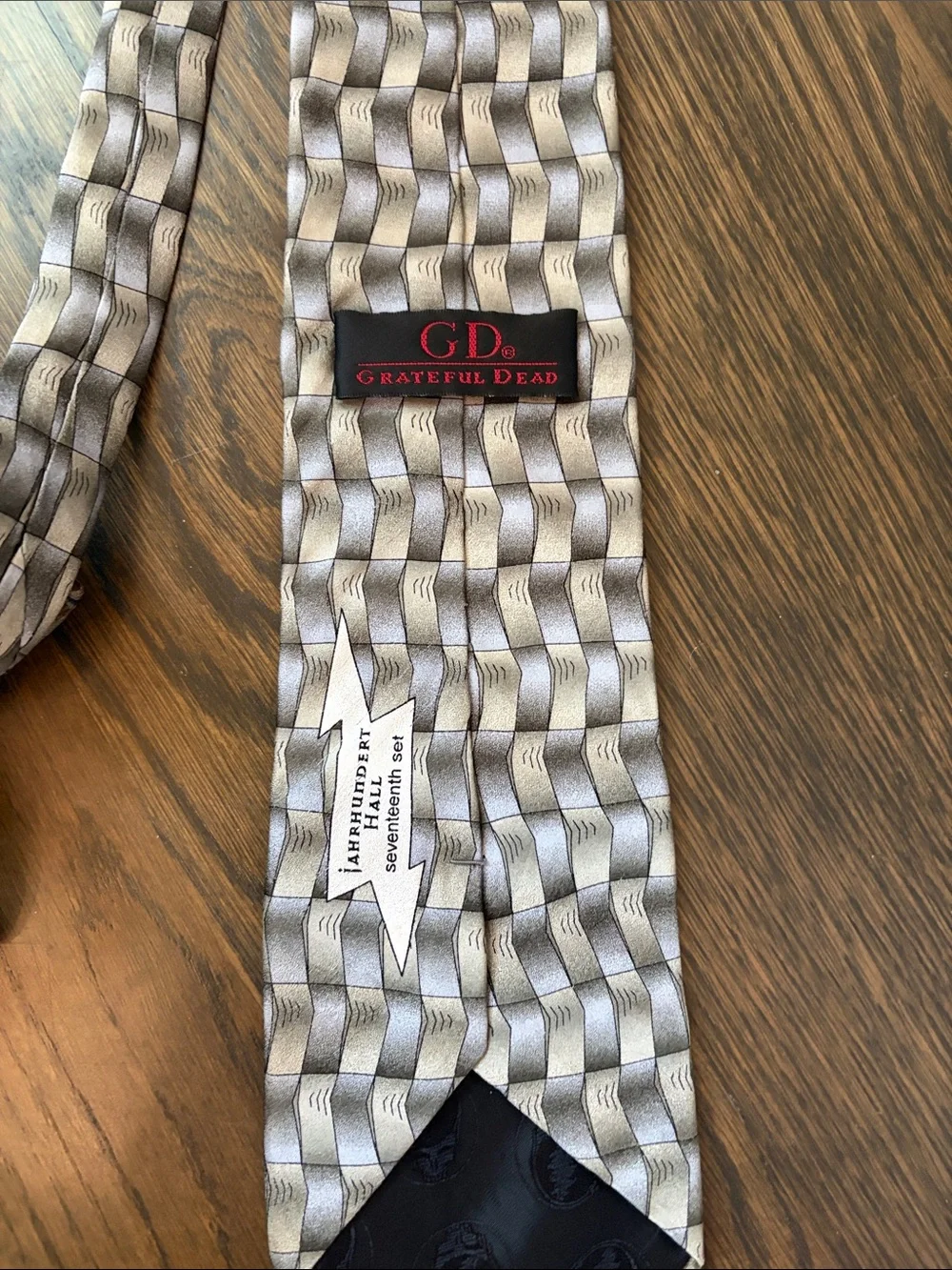 Grateful Dead Grey Woven Men's Tie